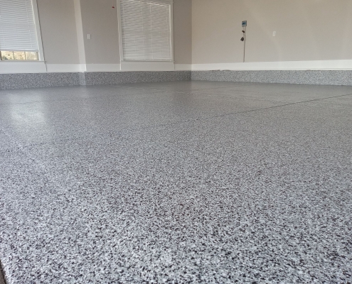 Garage Floor Epoxy Coating Before and After 10