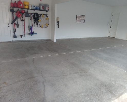 Garage Floor Epoxy Coating Before and After 11