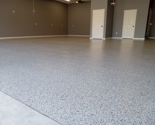 Garage Floor Epoxy Coating Before and After 14