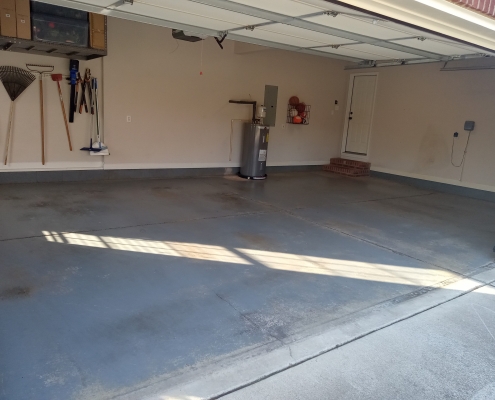 Garage Floor Epoxy Coating Before and After 15