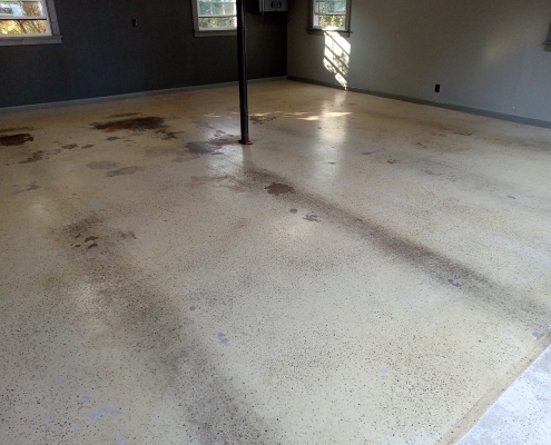 Garage Floor Epoxy Coating Before and After 17