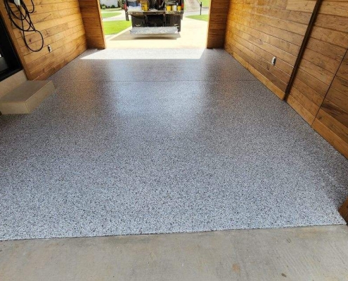 Garage Floor Epoxy Coating Before and After 26