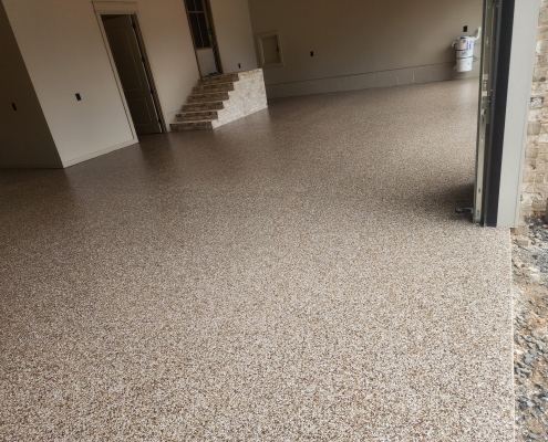 Garage Floor Epoxy Coating Before and After 34