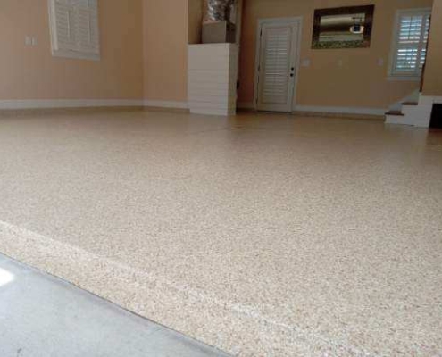 Garage Floor Epoxy Coating Before and After 38