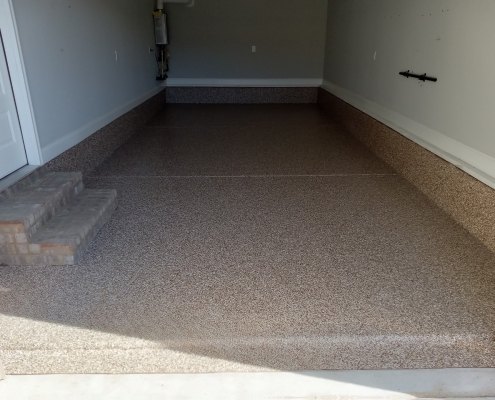 Garage Floor Epoxy Coating Before and After 4