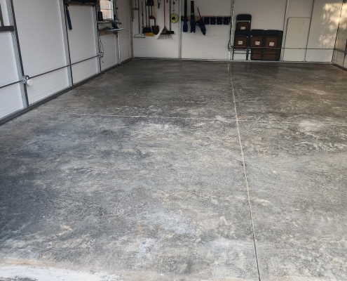 Garage Floor Epoxy Coating Before and After 45