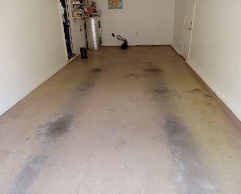 Garage Floor Epoxy Coating Before and After 5