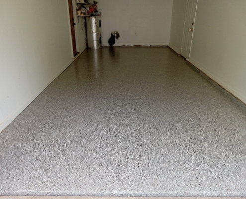 Garage Floor Epoxy Coating Before and After 6