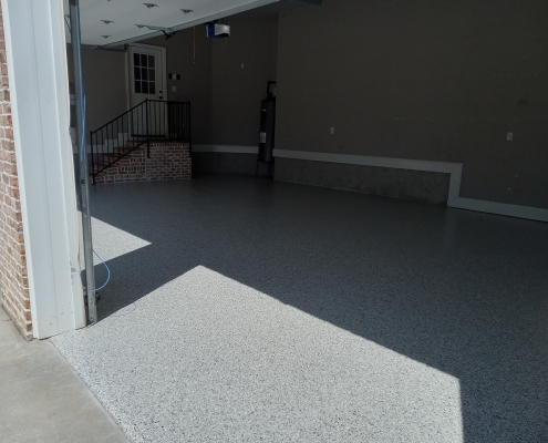 Garage Floor Epoxy Coating Before and After 60