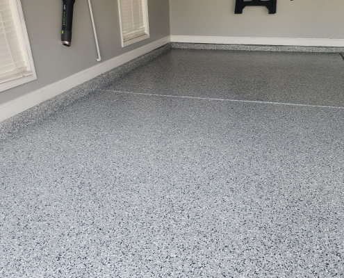 Garage Floor Epoxy Coating Before and After 74