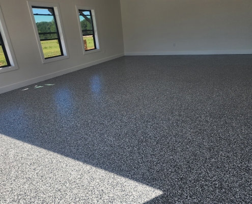 Garage Floor Epoxy Coating Before and After 76