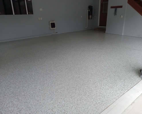 Garage Floor Epoxy Coating Before and After 8