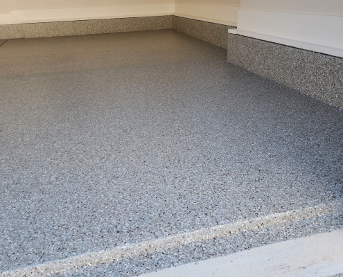 Garage Floor Epoxy Coating Before and After 82
