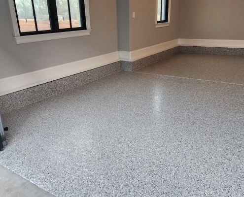 Garage Floor Epoxy Coating Before and After 84