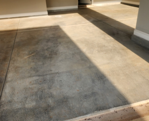Garage Floor Epoxy Coating Before and After 85