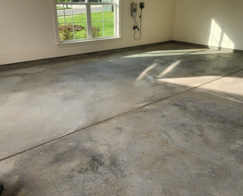 Garage Floor Epoxy Coating Before and After 87
