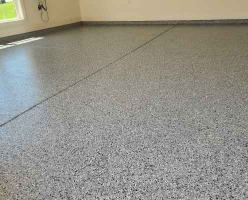 Garage Floor Epoxy Coating Before and After 88