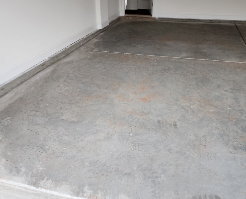 Garage Floor Epoxy Coating Before and After 91