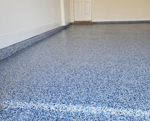 Garage Floor Epoxy Coating Before and After 92