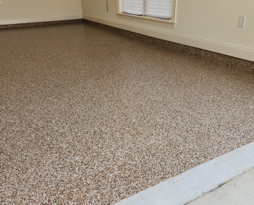 Garage Floor Epoxy Coating Before and After 94