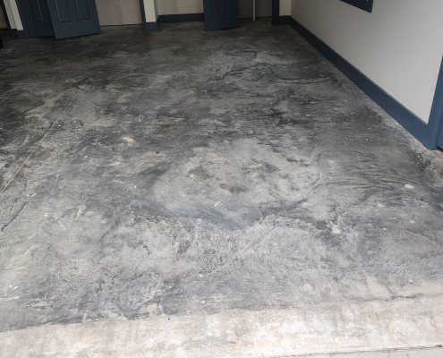 Garage Floor Epoxy Coating Before and After 95