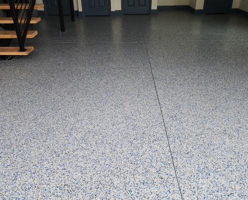 Garage Floor Epoxy Coating Before and After 96